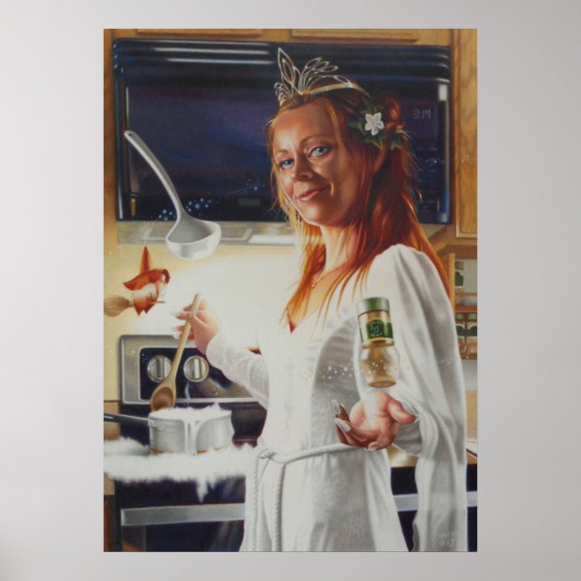 "Cooking With Magic" Poster (Front)