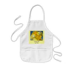Cooking with My Mum! apron Kid's apron Daffodils