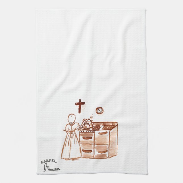 Cooking with Sister Towel (Vertical)