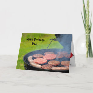 Cookout for Dad's Birthday Card