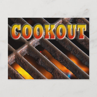 Cookout Postcard Invitation