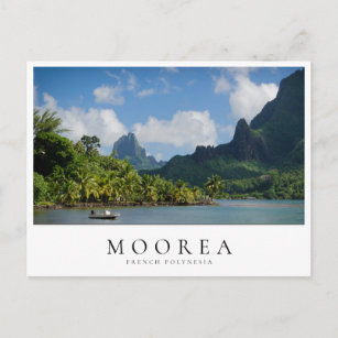 Cook's Bay, Moorea in French Polynesia Postcard