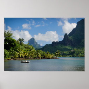Cook's Bay, Moorea poster print