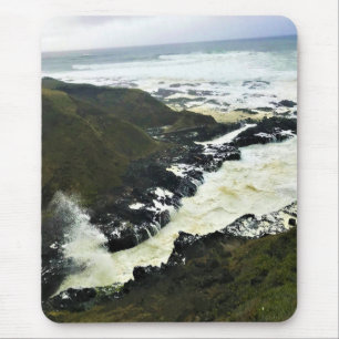 Cook's Chasm, Cape Perpetua, Oregon Coast Mouse Pad