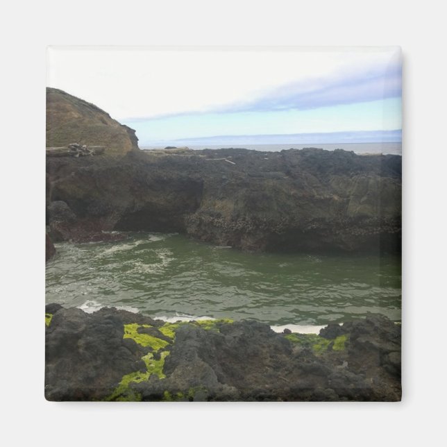 Cook's Chasm, Cape Perpetua, Oregon Magnet (Front)