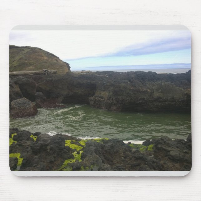 Cook's Chasm, Cape Perpetua, Oregon Mouse Pad (Front)