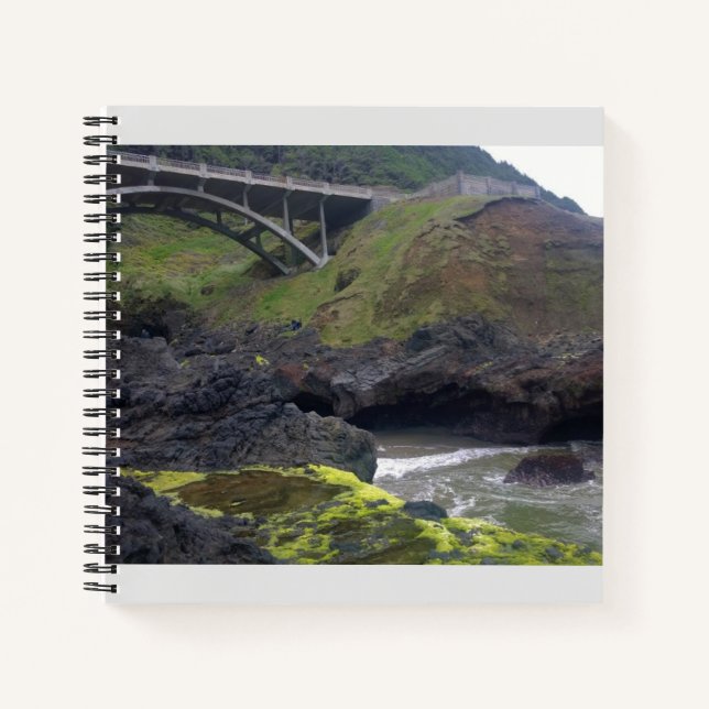 Cook's Chasm, Cape Perpetua, Oregon Notebook (Front)