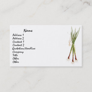 Cooks' Onions Business Card