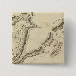 Cooks River, Alaska 15 Cm Square Badge
