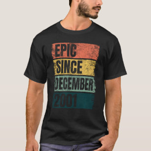 Cool 19th Birthday 19 Years Epic Since December 20 T-Shirt