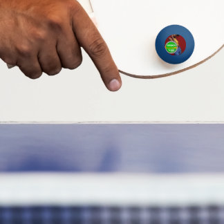 COOL! 1 Star Ping Pong Ball - Blue - Custom
