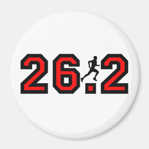 Cool 26.2 marathon magnet