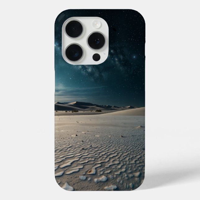 Cool 2-tone landscape scenery iPhone 15 Cases (Back)