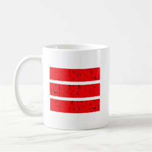 Cool 3 Line Symbol   Uniformity & Harmony Colourfu Coffee Mug