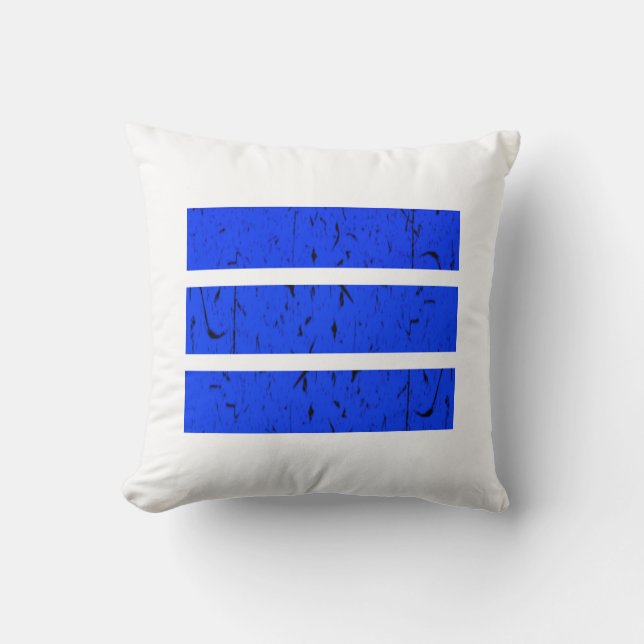 Cool 3 Line Symbol | Uniformity & Harmony Colourfu Cushion (Front)