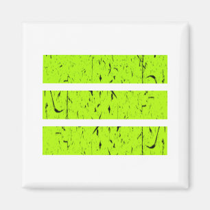 Cool 3 Line Symbol Uniformity & Harmony Colourfu Magnet