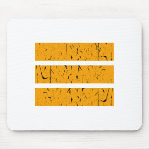 Cool 3 Line Symbol   Uniformity & Harmony Colourfu Mouse Pad