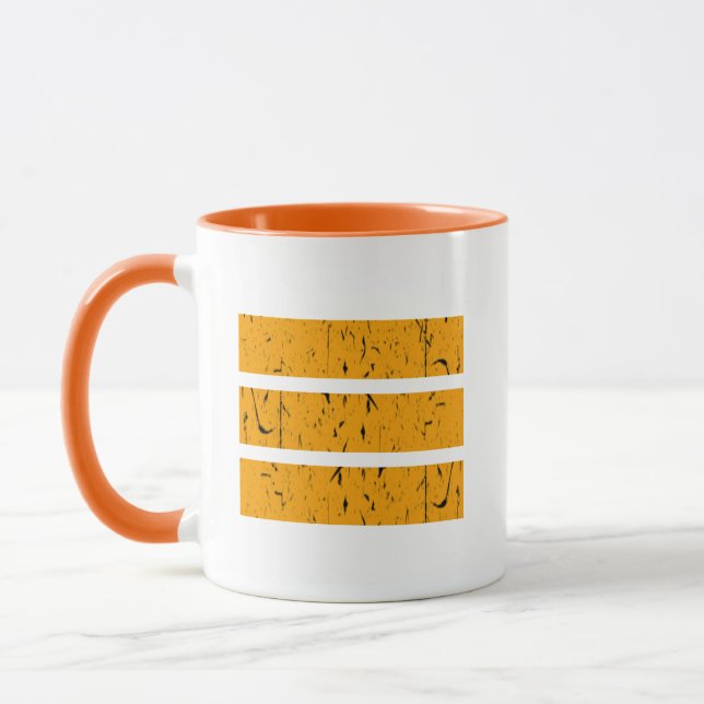 Cool 3 Line Symbol | Uniformity & Harmony Colourfu Mug (Left)