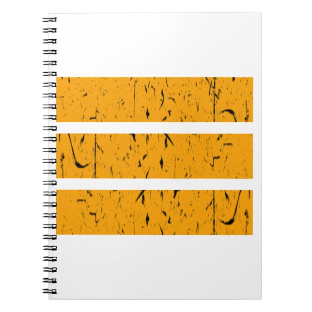 Cool 3 Line Symbol | Uniformity & Harmony Colourfu Notebook (Front)