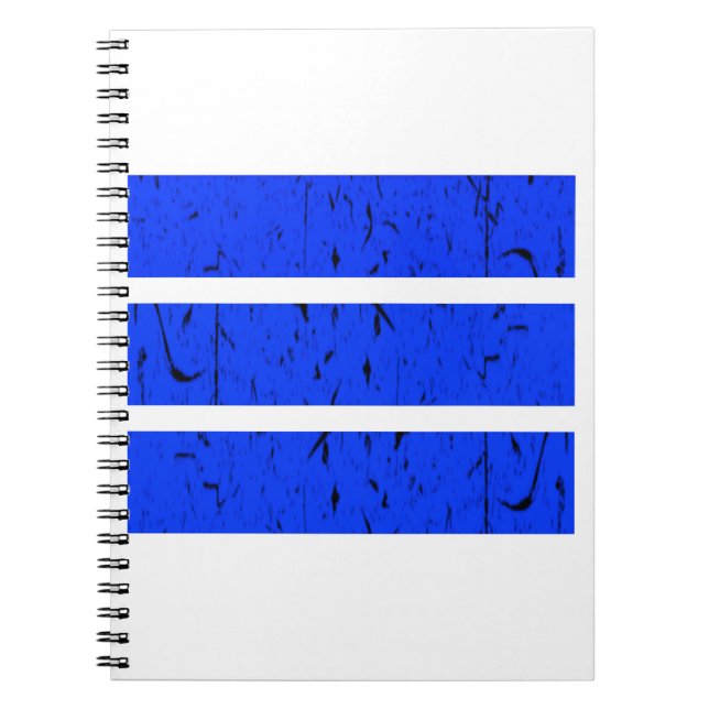Cool 3 Line Symbol | Uniformity & Harmony Colourfu Notebook (Front)
