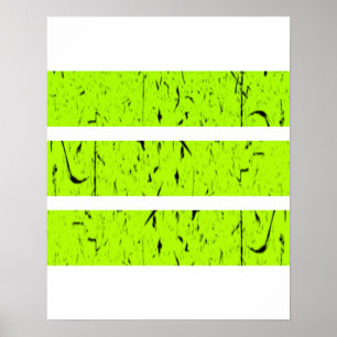 Cool 3 Line Symbol   Uniformity & Harmony Colourfu Poster