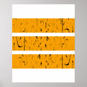 Cool 3 Line Symbol Uniformity & Harmony Colourfu Poster