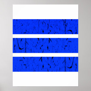 Cool 3 Line Symbol Uniformity & Harmony Colourfu Poster