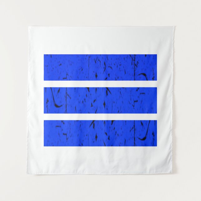 Cool 3 Line Symbol | Uniformity & Harmony Colourfu Tapestry (Front)