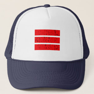 Cool 3 Line Symbol Uniformity & Harmony Colourfu Trucker Hat