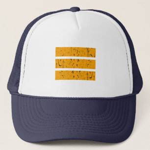 Cool 3 Line Symbol Uniformity & Harmony Colourfu Trucker Hat