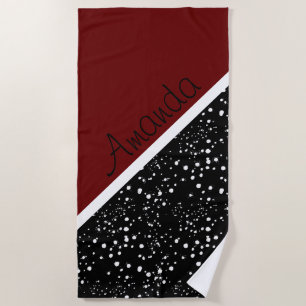 Cool 3 tone design beach towel
