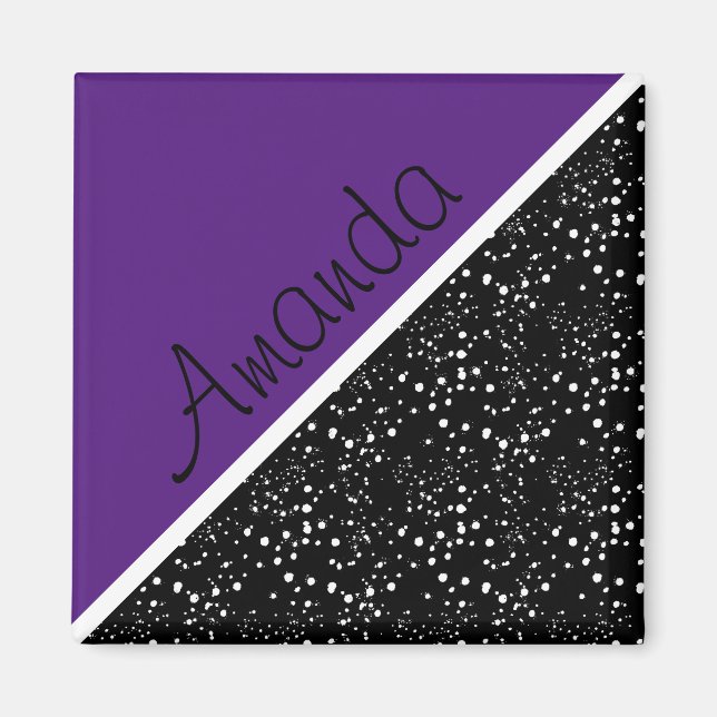 Cool 3 tone design magnet (Front)