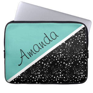 Cool 3 tone design personalised laptop sleeve