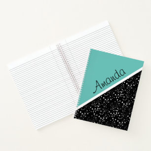 Cool 3 tone design personalised notebook