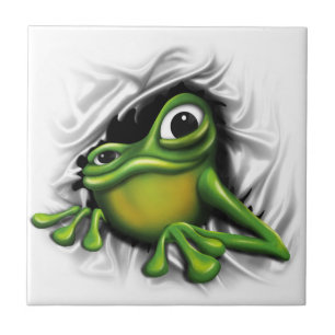 Cool 3d frog tile