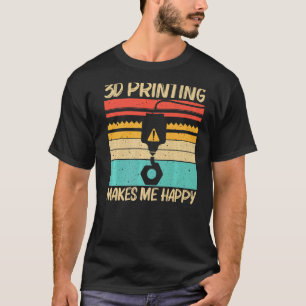 Cool 3D Print For Men Women 3D Printer Printing T-Shirt