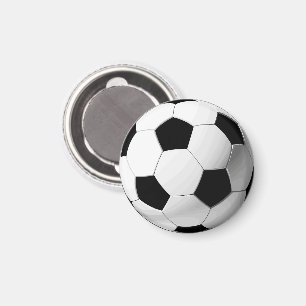 Cool 3D Soccer Ball Realistic Football Fan Magnet