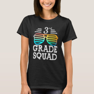 Cool 3rd Grade Squad Team Back To School Graduatio T-Shirt