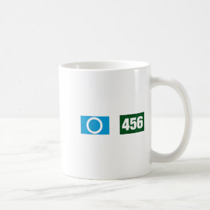 Cool 456 Code Number O Say Yes Illustration Graphi Coffee Mug