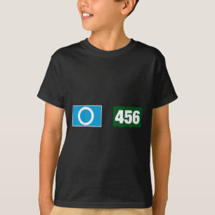 Cool 456 Code Number O Say Yes Illustration Graphi T-Shirt