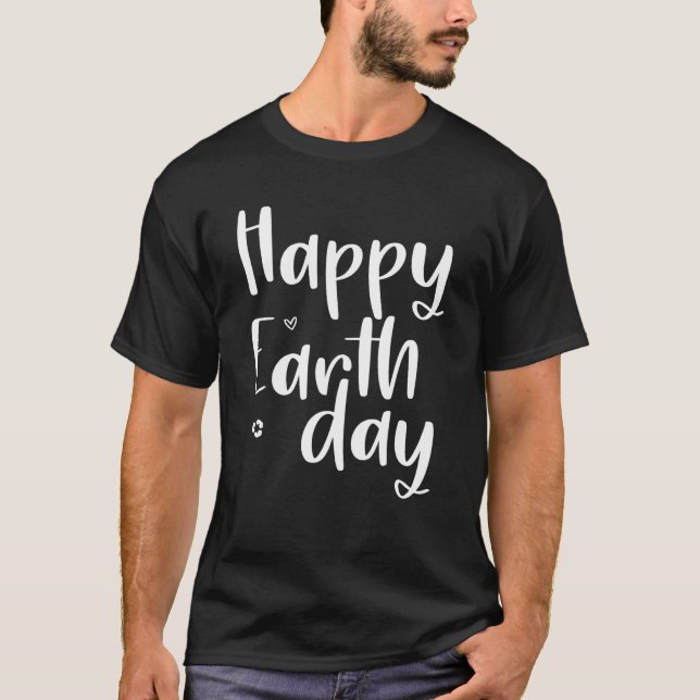 Cool 52th Planet Anniversary World Teacher Happy E T-Shirt (Front)