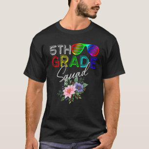 Cool 5th Grade Squad Team Back To School Graduatio T-Shirt