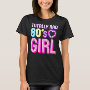 Cool 80s Girl For Women Girls Kids Throwback Eight T-Shirt