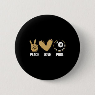 Cool 8 Ball Pool Lover Design For Men Women Billia 6 Cm Round Badge