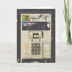 Cool Abandoned Payphone Card