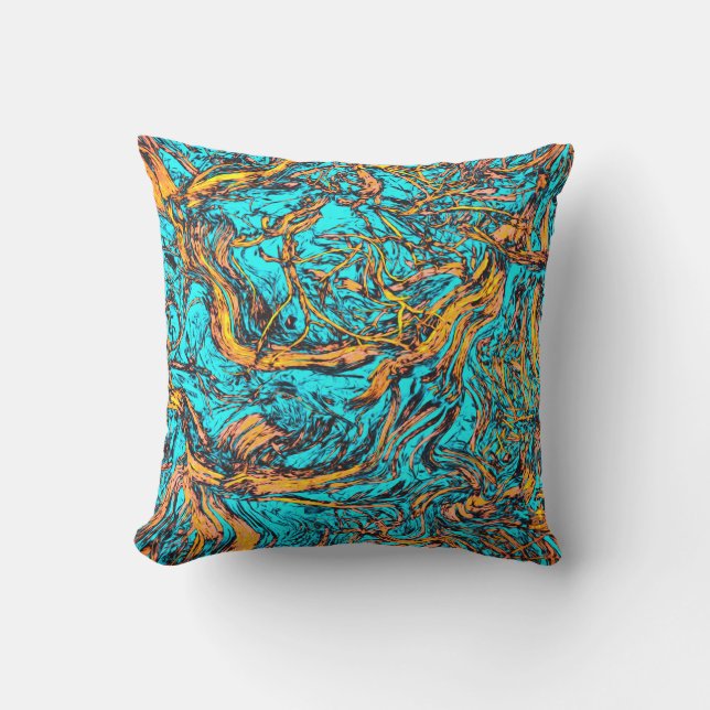 COOL Abstract Art Cushion (Front)