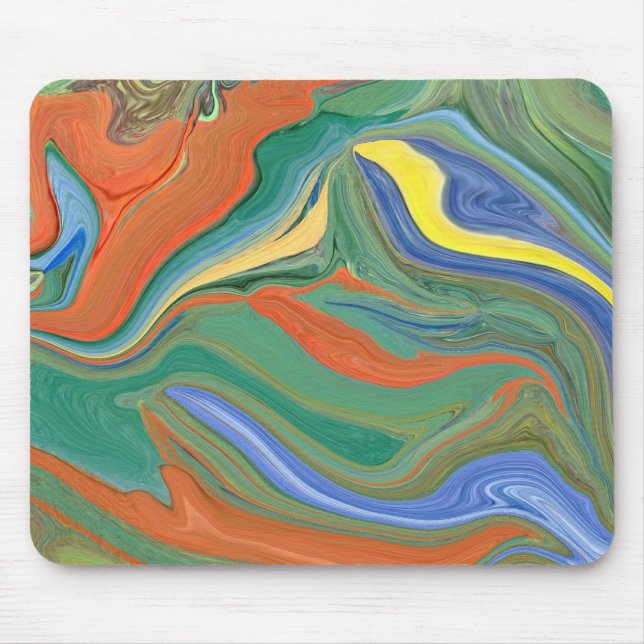 Cool abstract art on a mousepad (Front)