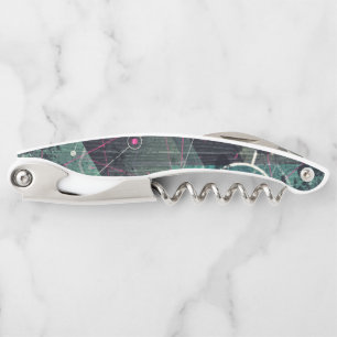 Cool Abstract Digital Graffiti Art Geometic Corkscrew