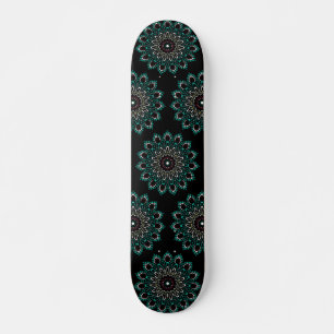 Cool Abstract Geometric Mandala Art Design Skateboard