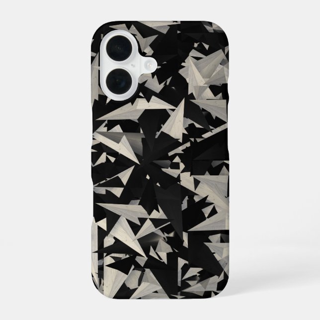 cool abstract iPhone 16 case (Back)